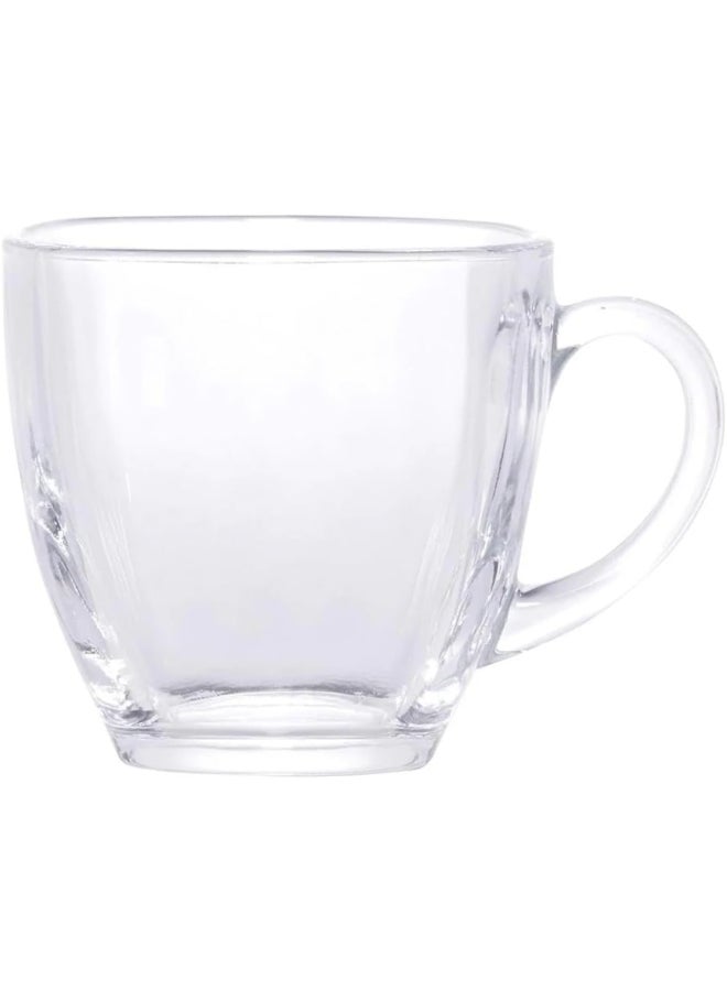 Luminarc 6-Piece Carina Durable Elegant Plain Cup Set Clear 220 ml P8181 - Image 1